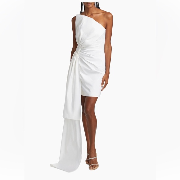 Alexia Maria Nadine Silk Draped Strapless Minidress - Picture 12 of 12